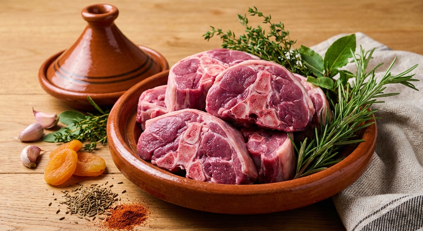 Collier d'agneau - Agneau halal bio