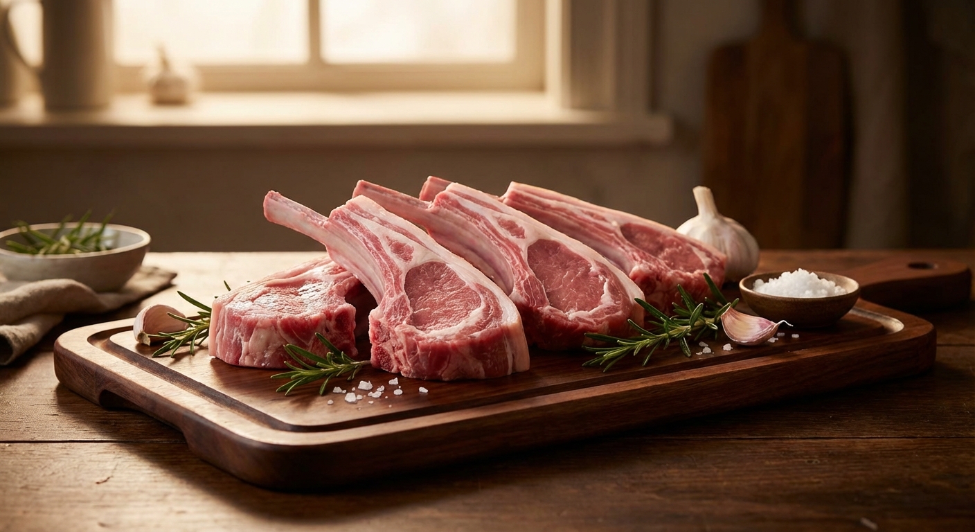 Côtelettes d'agneau - Agneau halal bio