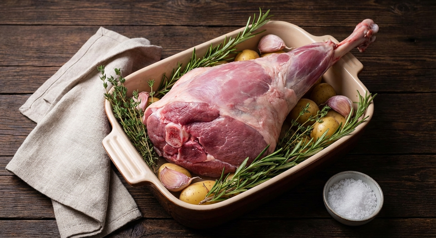 Gigot d'agneau - Agneau halal bio