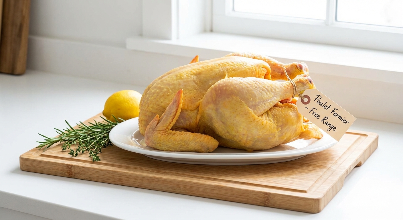 Poulet fermier entier - Volaille halal bio
